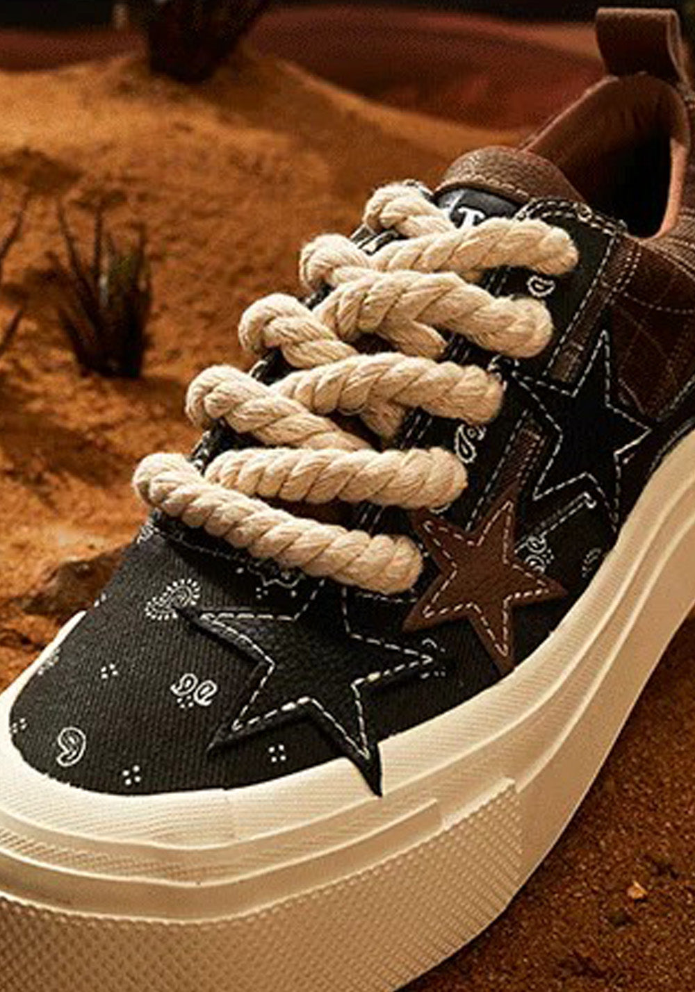 KAALIXTO丨Star Canvas Shoes-Paisley - PSYLOS 1, KAALIXTO丨Star Canvas Shoes-Paisley, Canvas Sneakers, Hype States Sale, PSYLOS 1